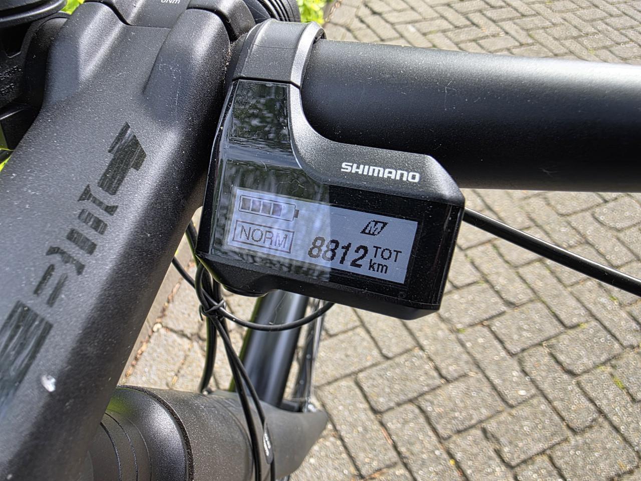 Schitterende Bmc elektrische heren fiets met Shimano middenmotor 500wh