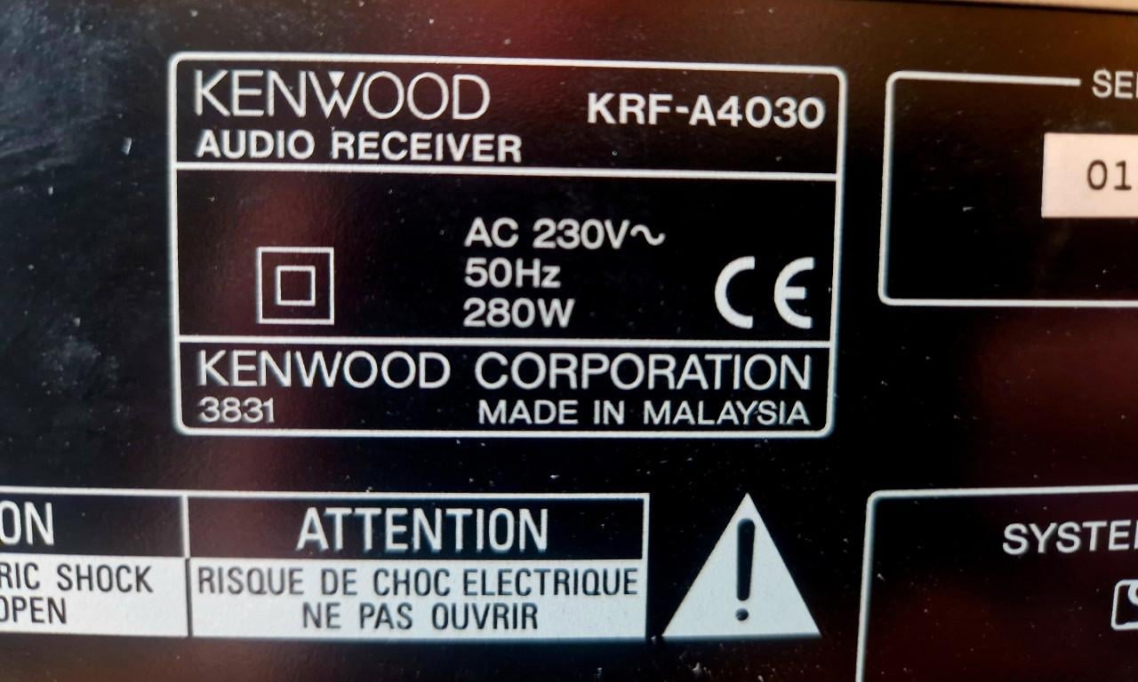 KENWOOD audioset (tunerversterker + CD-speler)