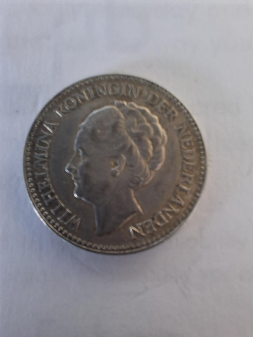 Zilvere halve gulden Wilhelmina