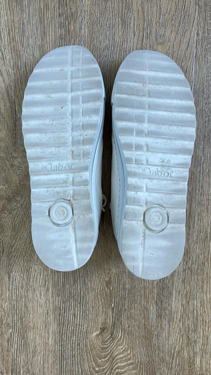 Gabor comfort optifit sneakers -schoenen- met rits maat 38 (5) - kleur wit