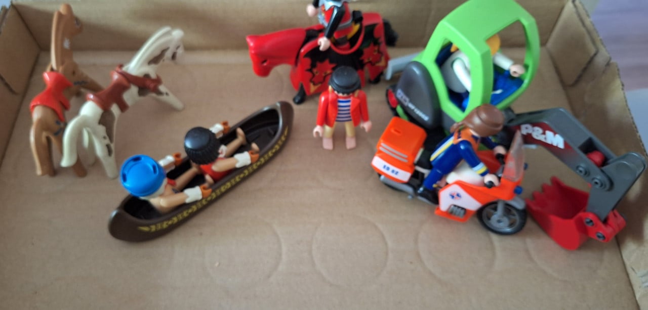 Partij playmobile te koop, BIEDEN!
