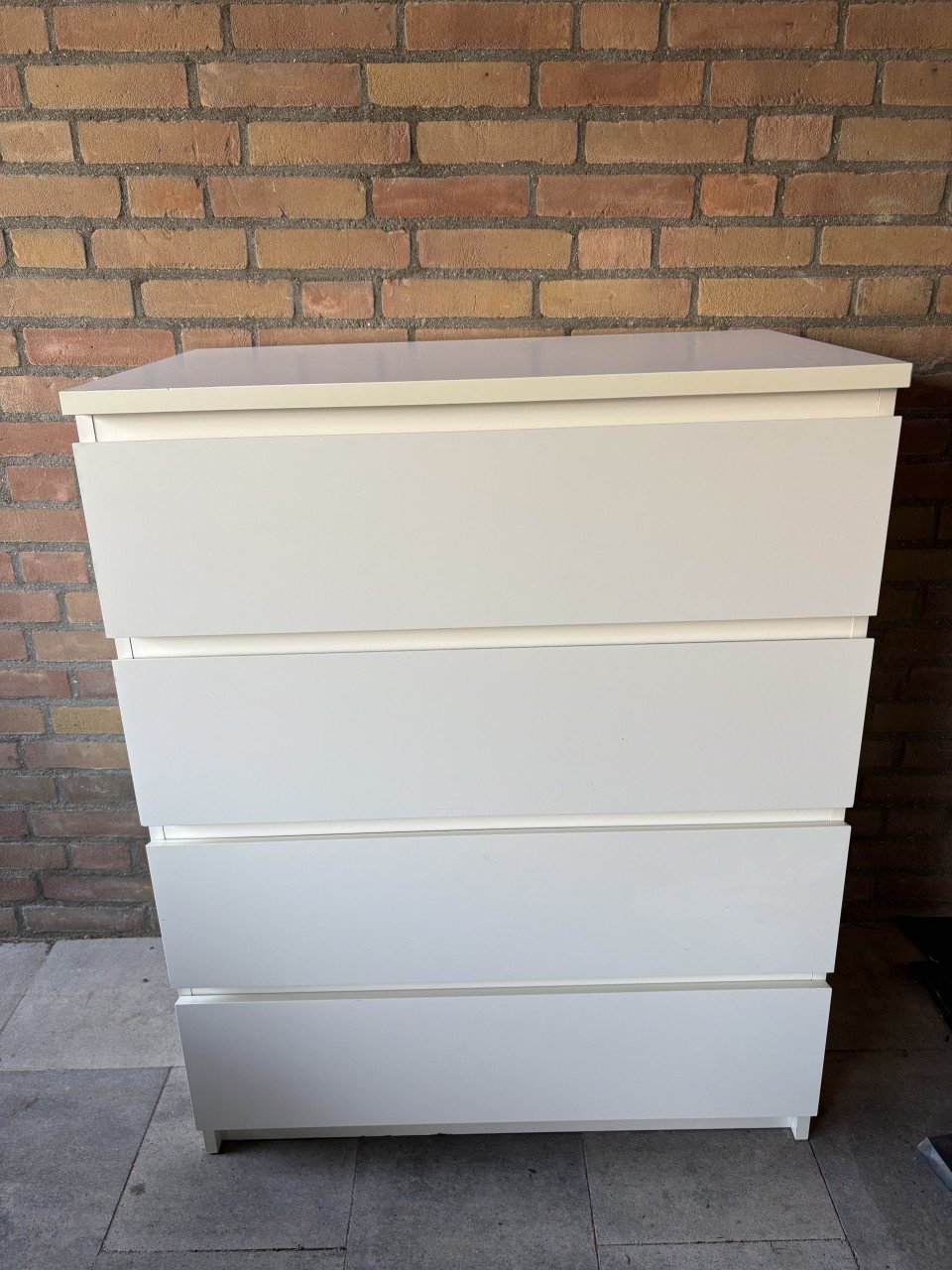 IKEA MALM ladekast 4 lades wit