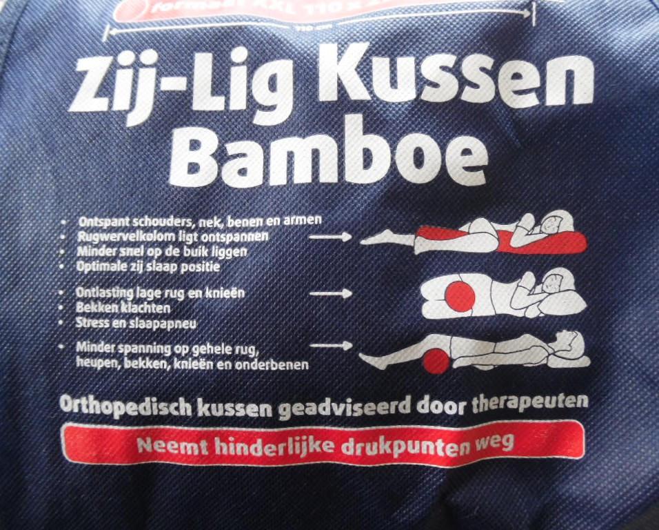 Lucovitaal Bamboe Zij-Lig Kussen