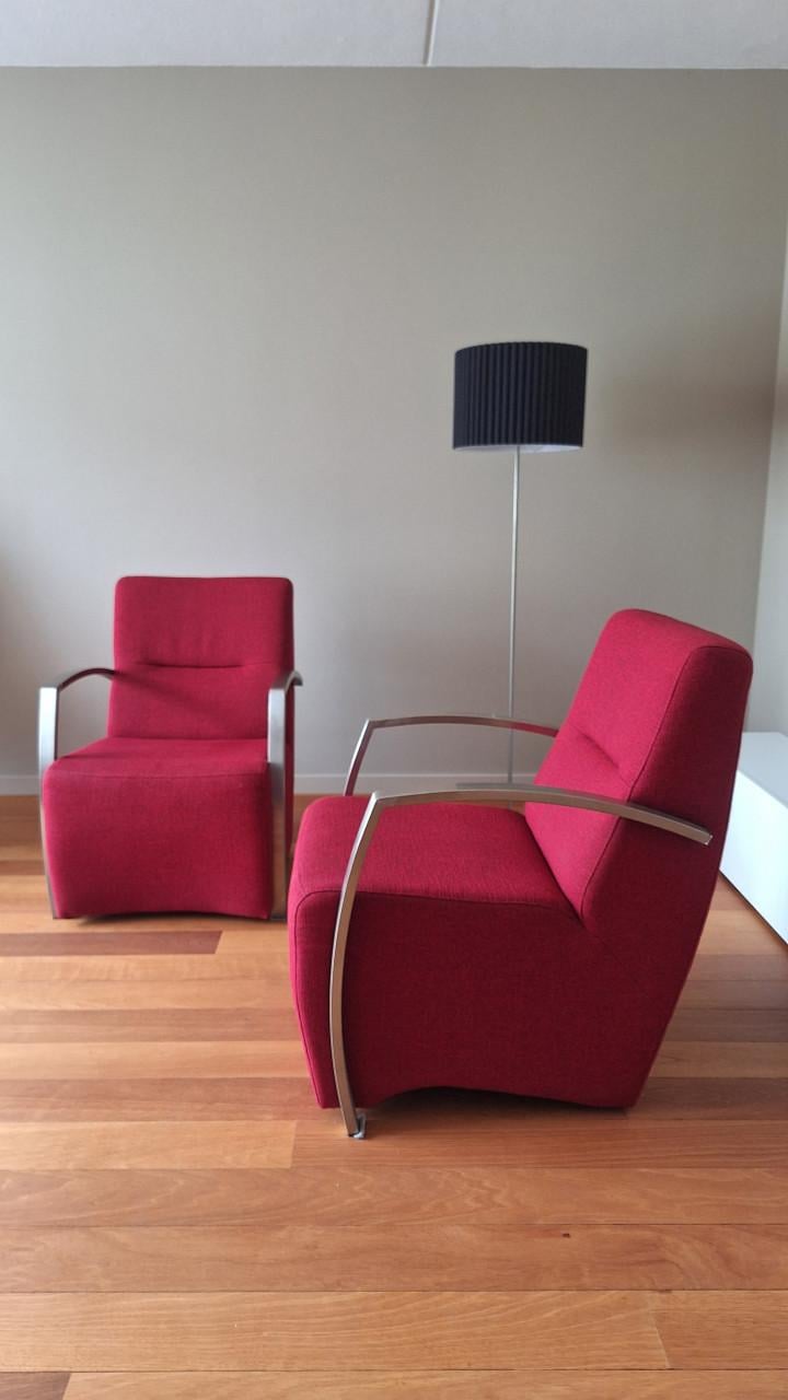 2 Rode Fauteuils
