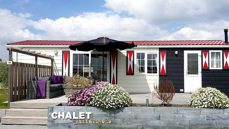 Tijdelijke woonruimte. Olmenchalets