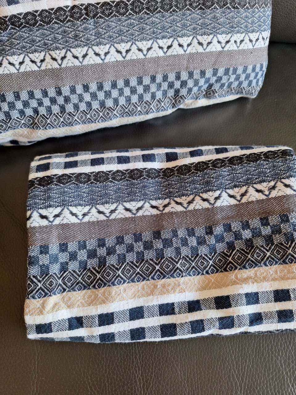 Kussenhoes 2x blauw