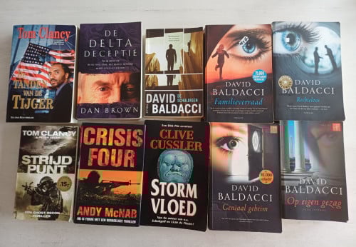 Thrillers 1 euro per stuk