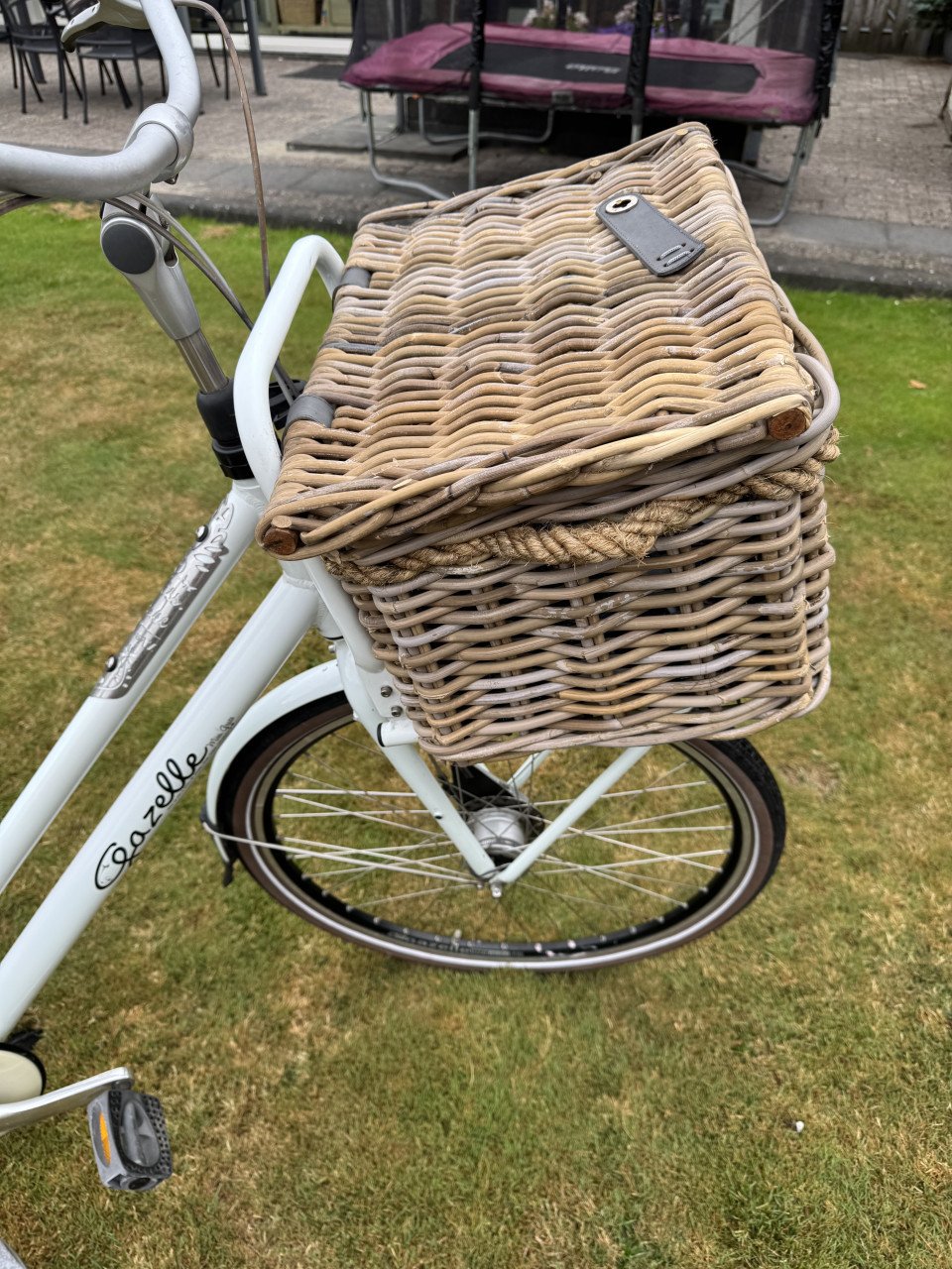 Damesfiets Gazelle, Miss Grace met nieuwe fietsmand