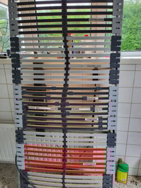 2 elektrische lattenbodems 90x200