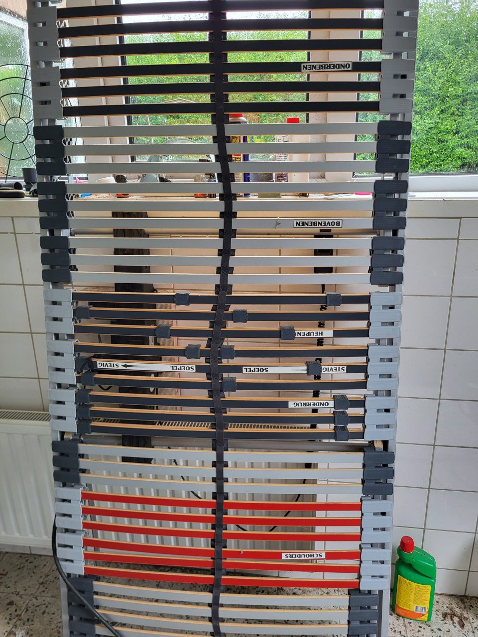 2 elektrische lattenbodems 90x200