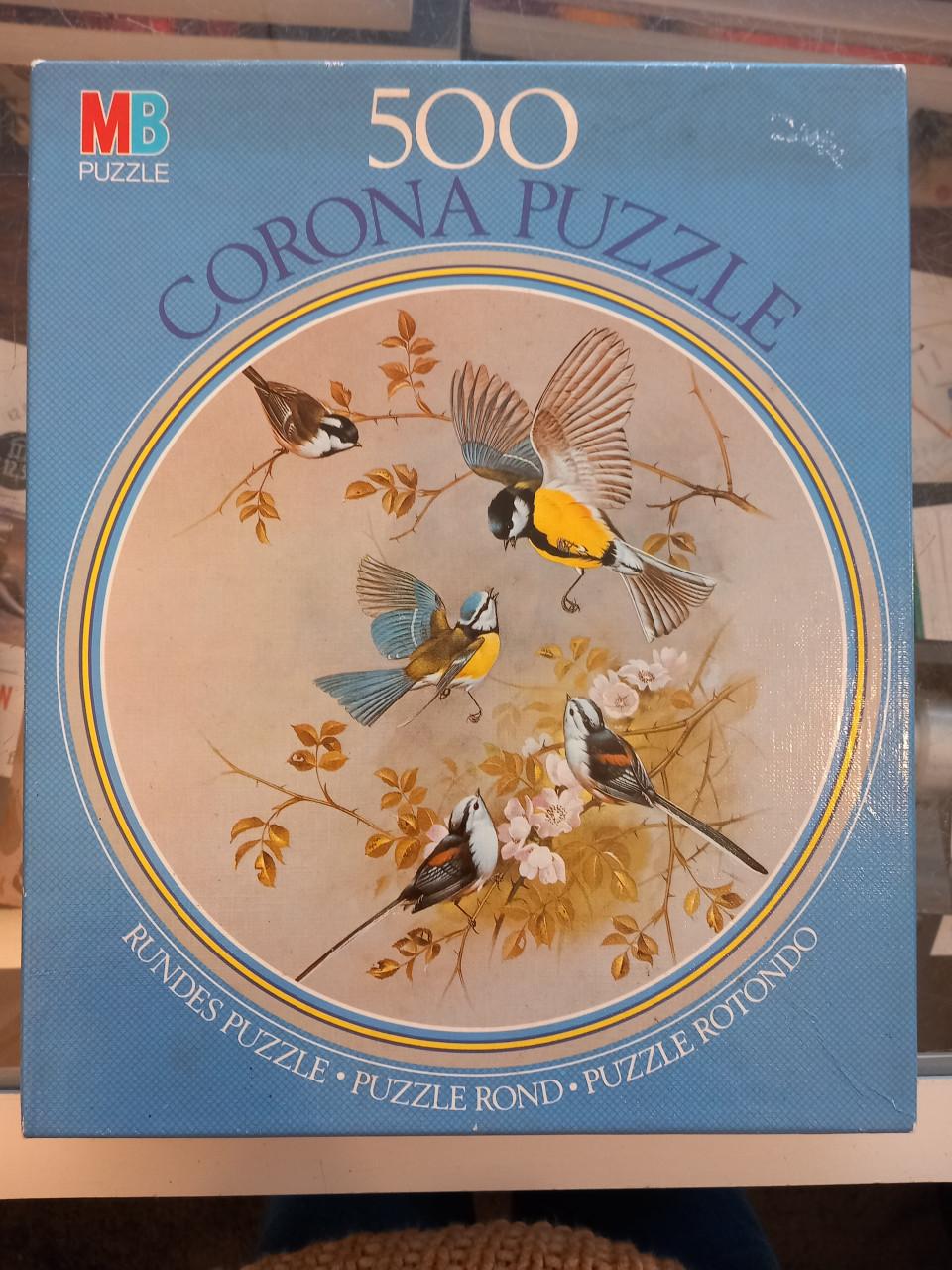 Ronde puzzel vogels