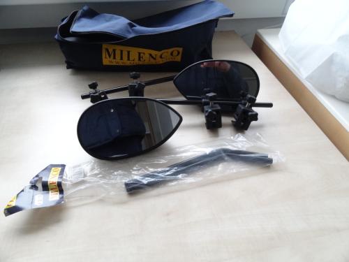 Milenco spiegels met verlengstuk