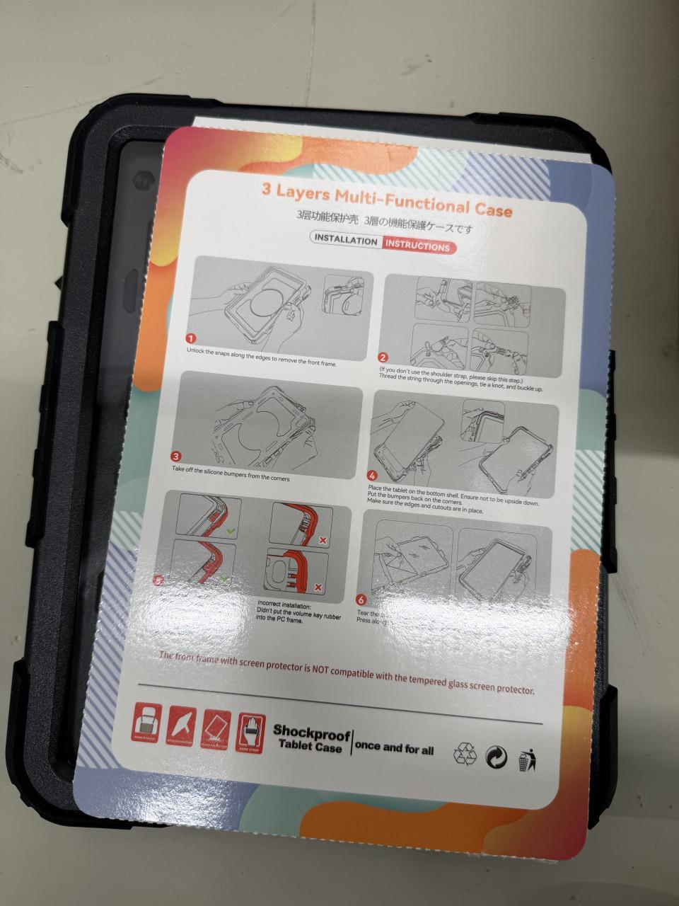 Multifunctionele tablet case voor iPad Pro 11” – met draagriem