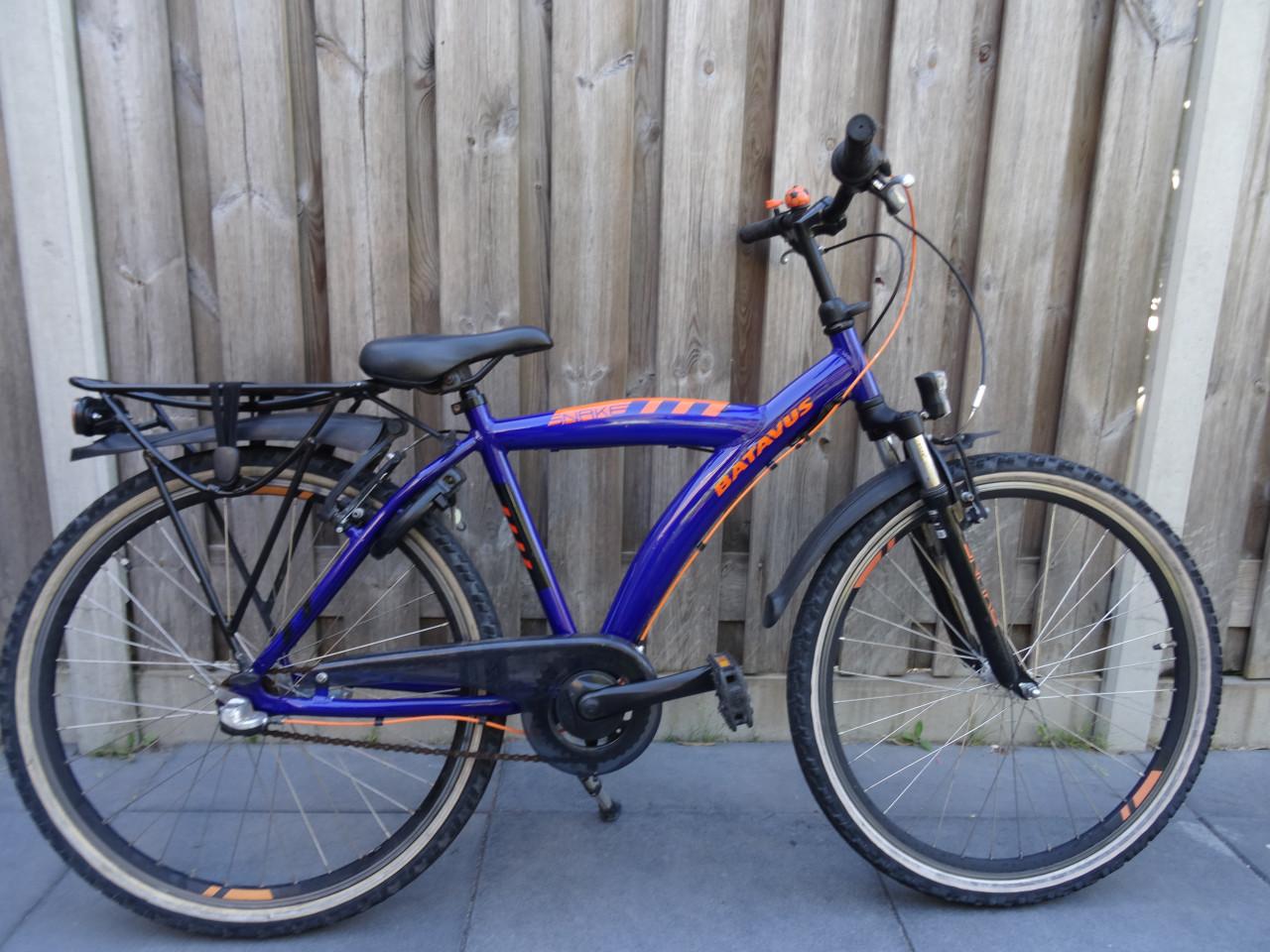 🚲 Batavus Snake Jongensfiets – 26 inch – 3 Versnellingen Blauw/Oranje 💙🧡