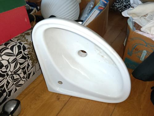 Wastafeltje hoekmodel