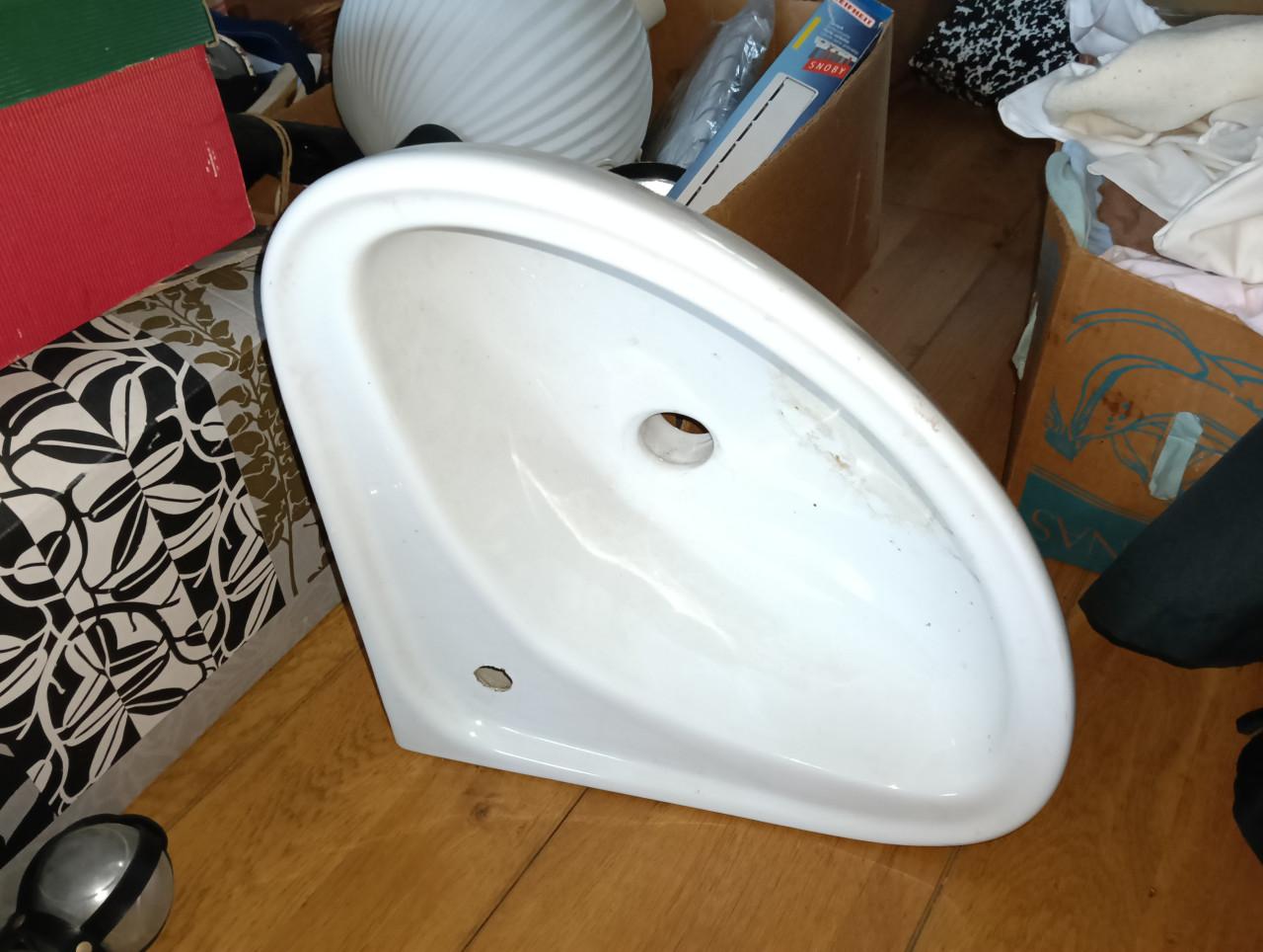 Wastafeltje hoekmodel