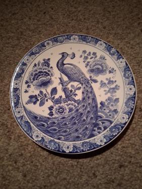 Delfts blauw bord