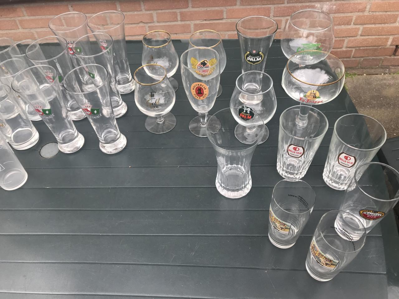 Bier,fris glazen