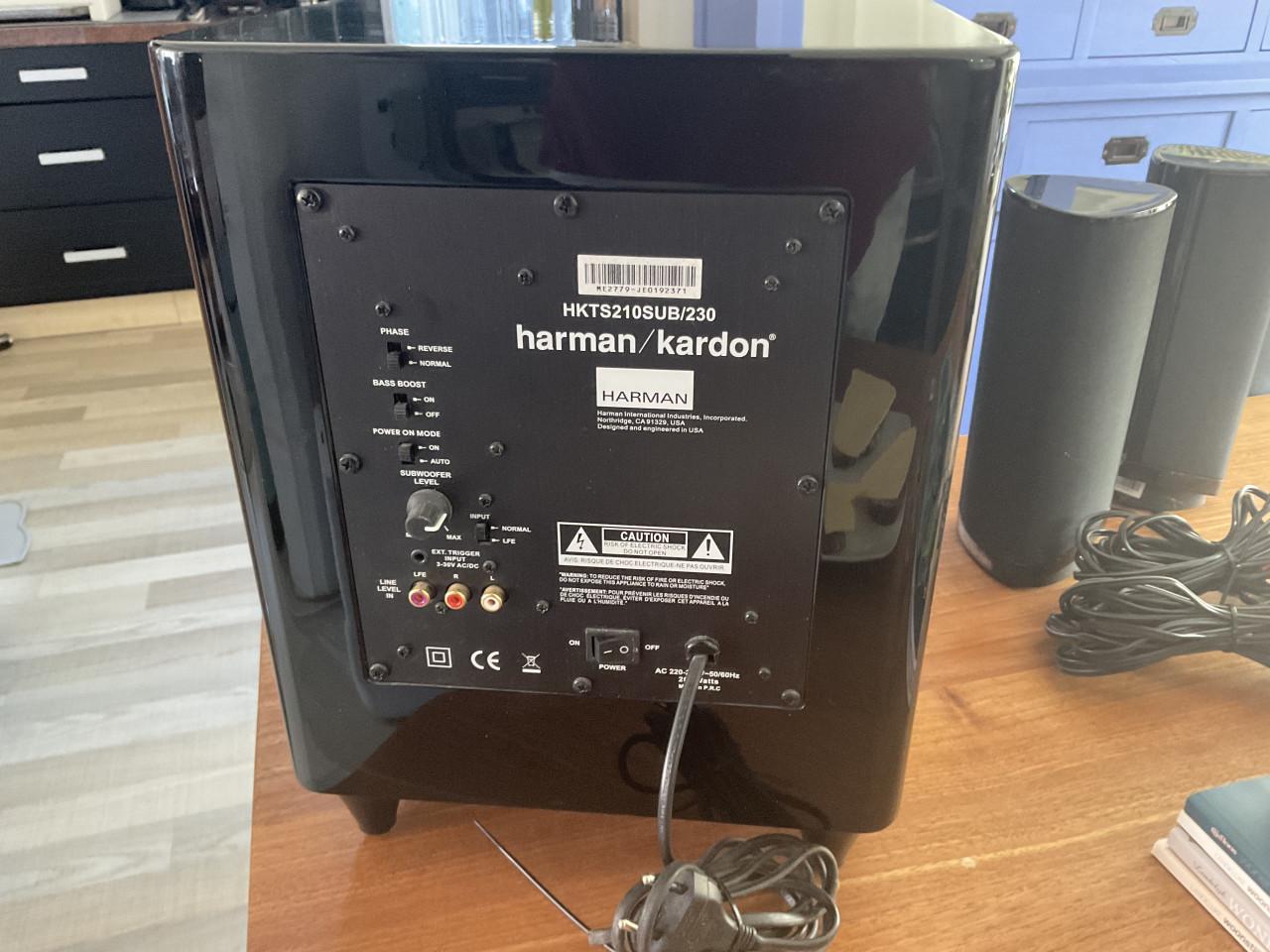 Harman kardon subwoofer met 2 luidsprekers