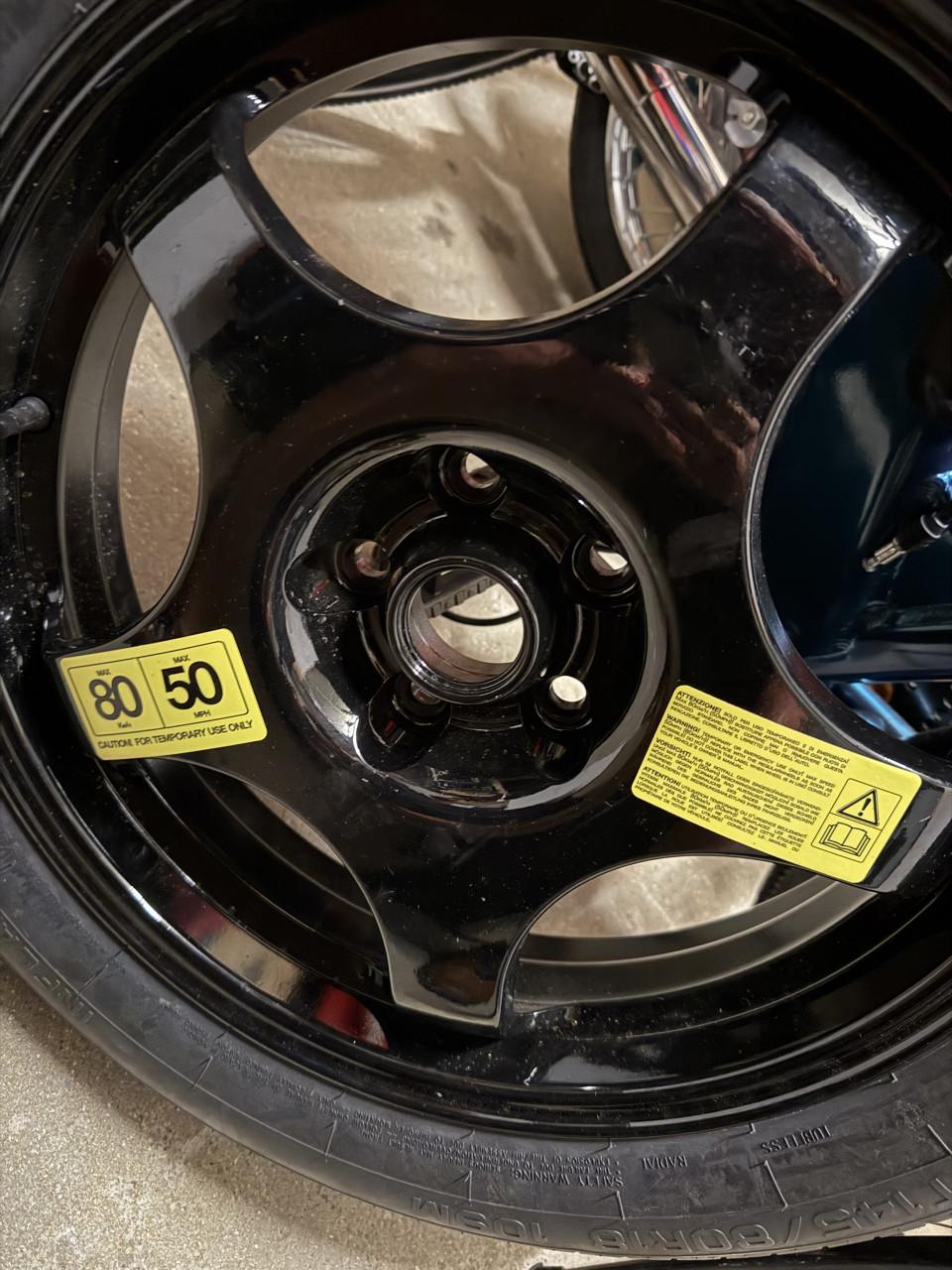 Reserve wiel thuiskomer Mercedes CLS