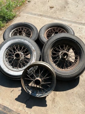 Te koop 5 spaakwielen