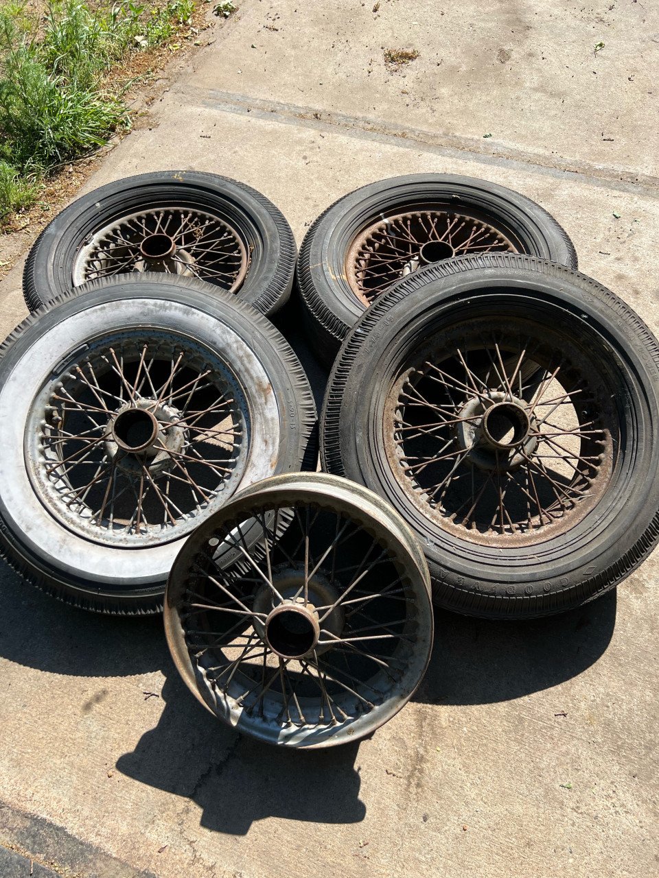 Te koop 5 spaakwielen