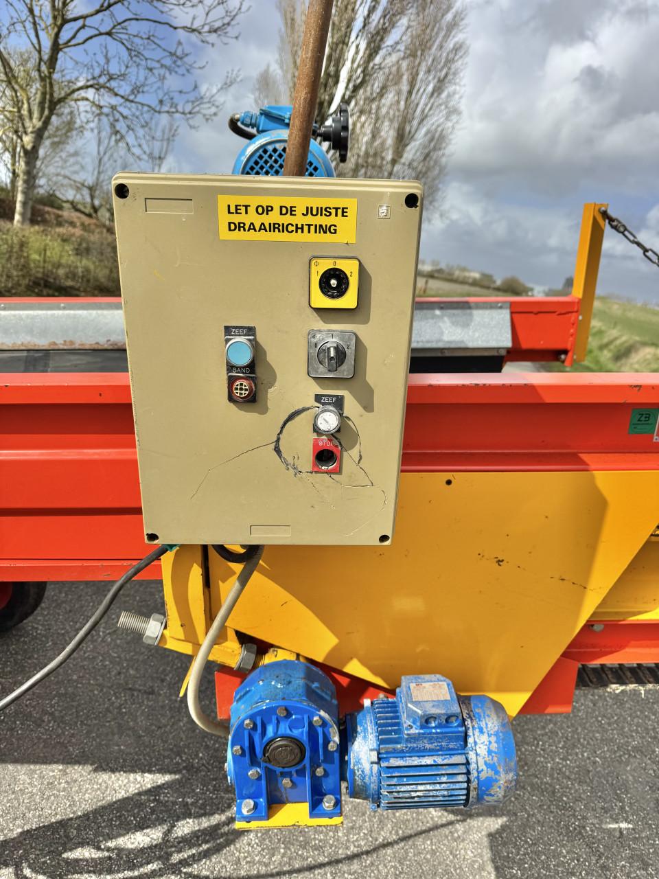 Climax CSB280 stortbak met zeefband