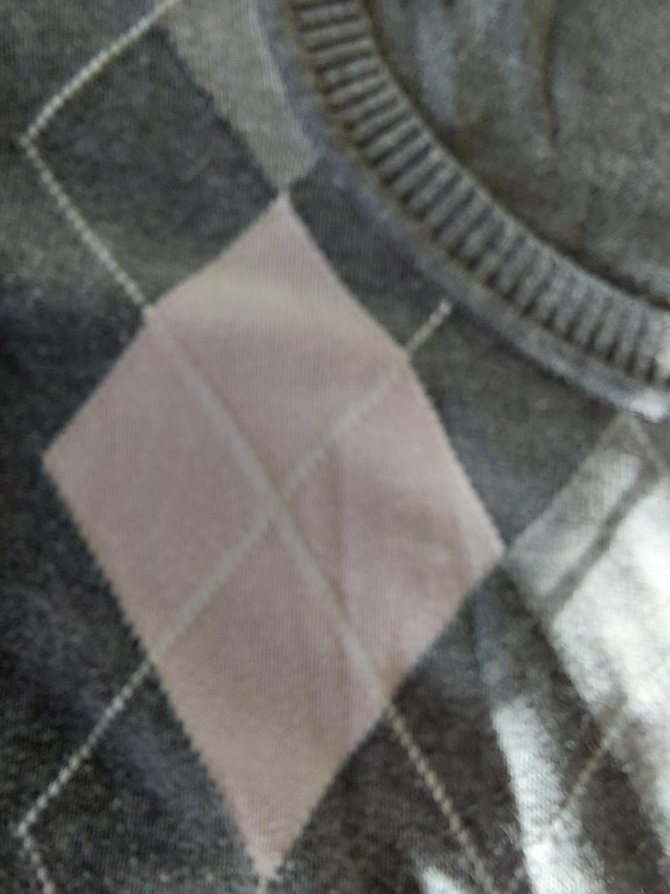 3 geruite damestruien mt Large grijs, marine