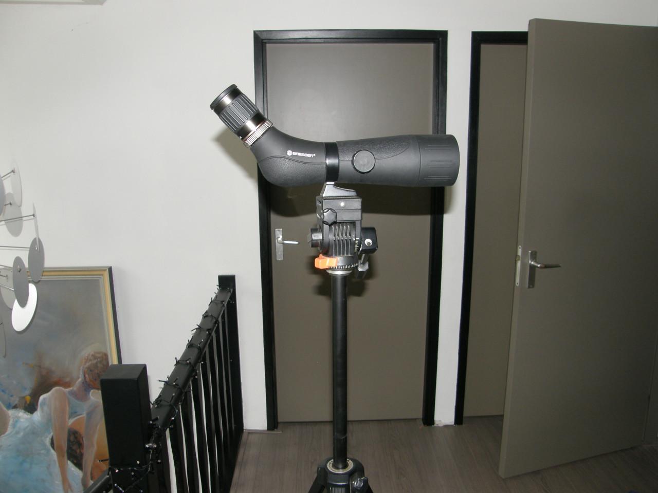 Gullmann statief met Bresser kijker