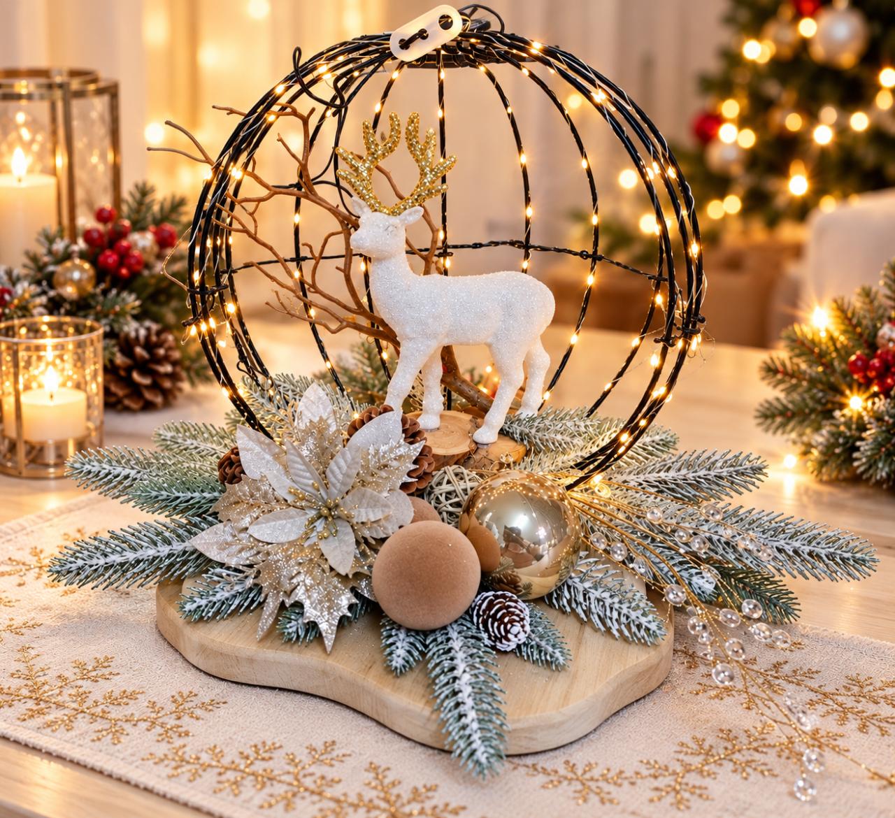 Diverse kerststukjes