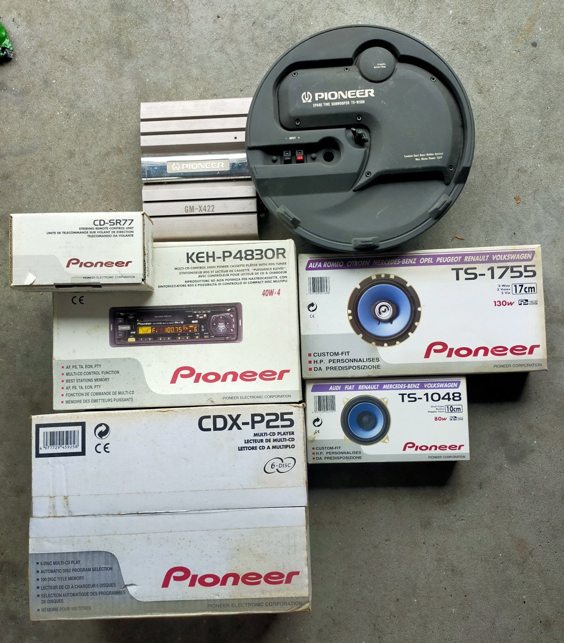 Pioneer stereo apparatuur voor in de auto!