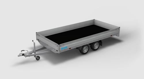 Open tandemas plateauwagen huren Middelburg