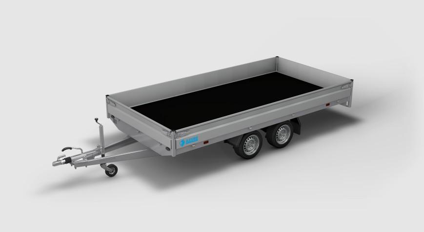 Open tandemas plateauwagen huren Middelburg