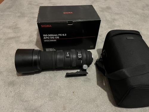 Sigma 150-500mm F/5-6.3 APO DG OS HSM voor Canon EF