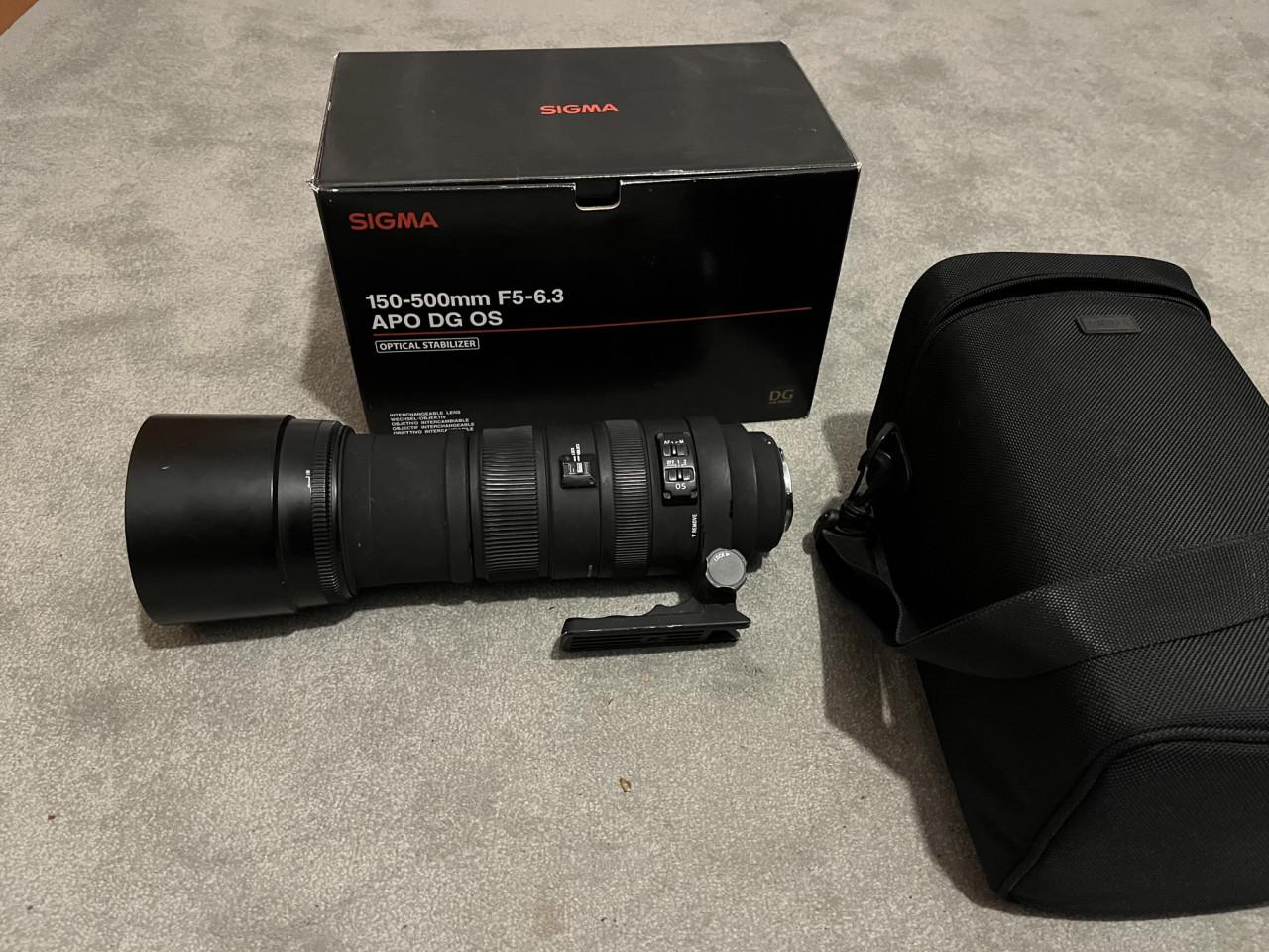 Sigma 150-500mm F/5-6.3 APO DG OS HSM voor Canon EF