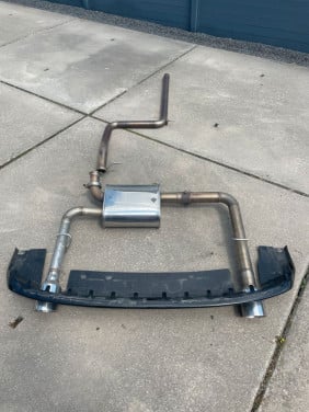 Custom RVS Uitlaat Seat Leon 5F