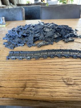 Lego trein rails flexibel Lego onderdeel no 64022