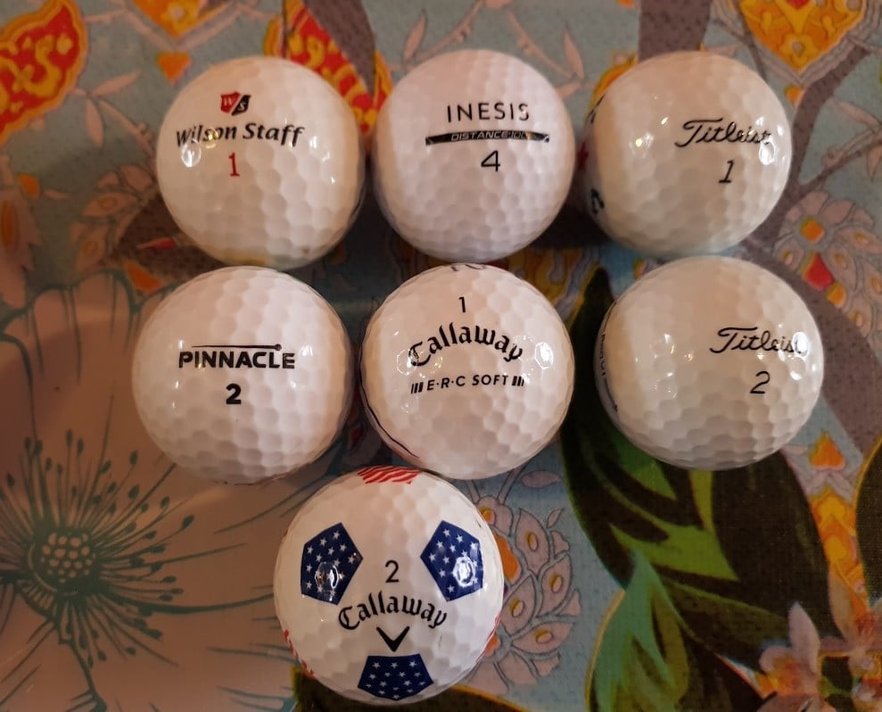 Golfballen mix