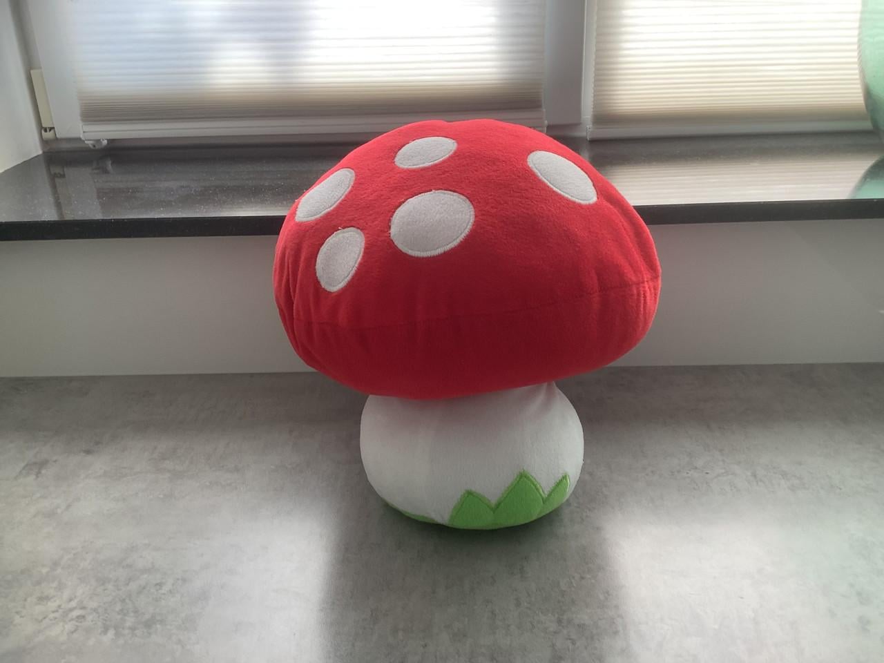 Supergrote pluche Paddenstoel 32 cm