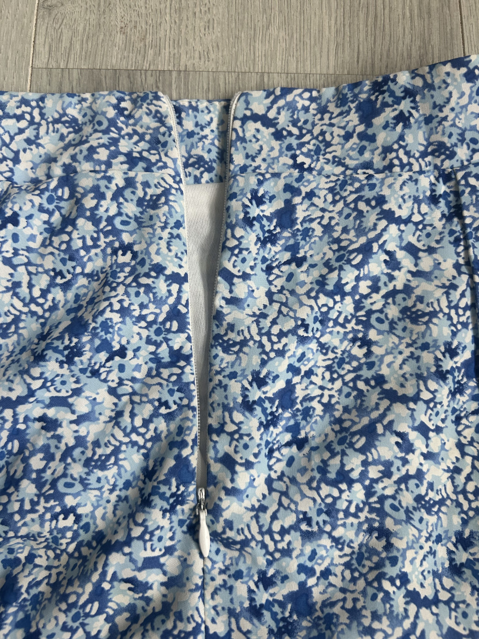 Rokje bloemenprint blauw, maat xs, Loavies