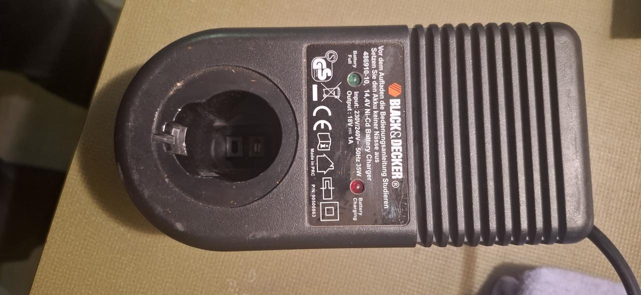 Acculader met accu voor Black & Decker