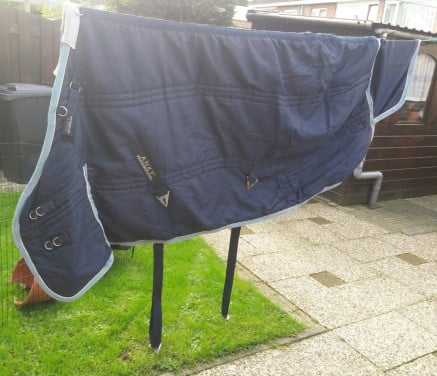Anky deken blauw 215