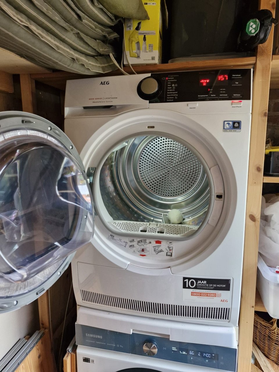 AEG droger 8000 serie lavatherm