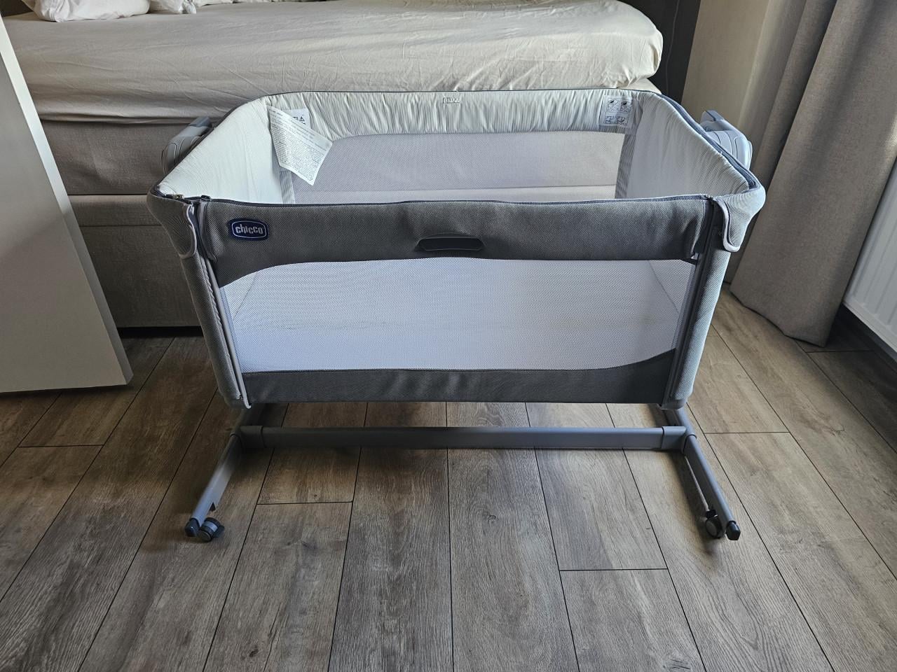 Cosleeper chicco next2me grijs