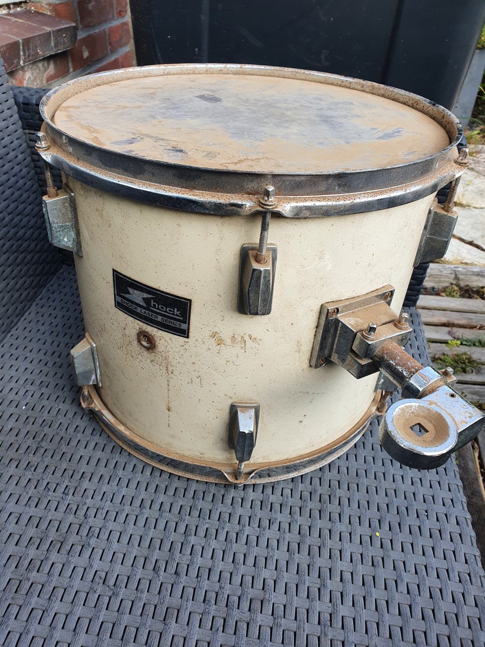 Leuke antieke jaren 60/70 drum van het merk hock/shock laser series...