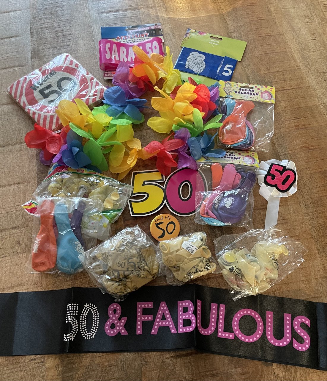 50 jaar feestpakket