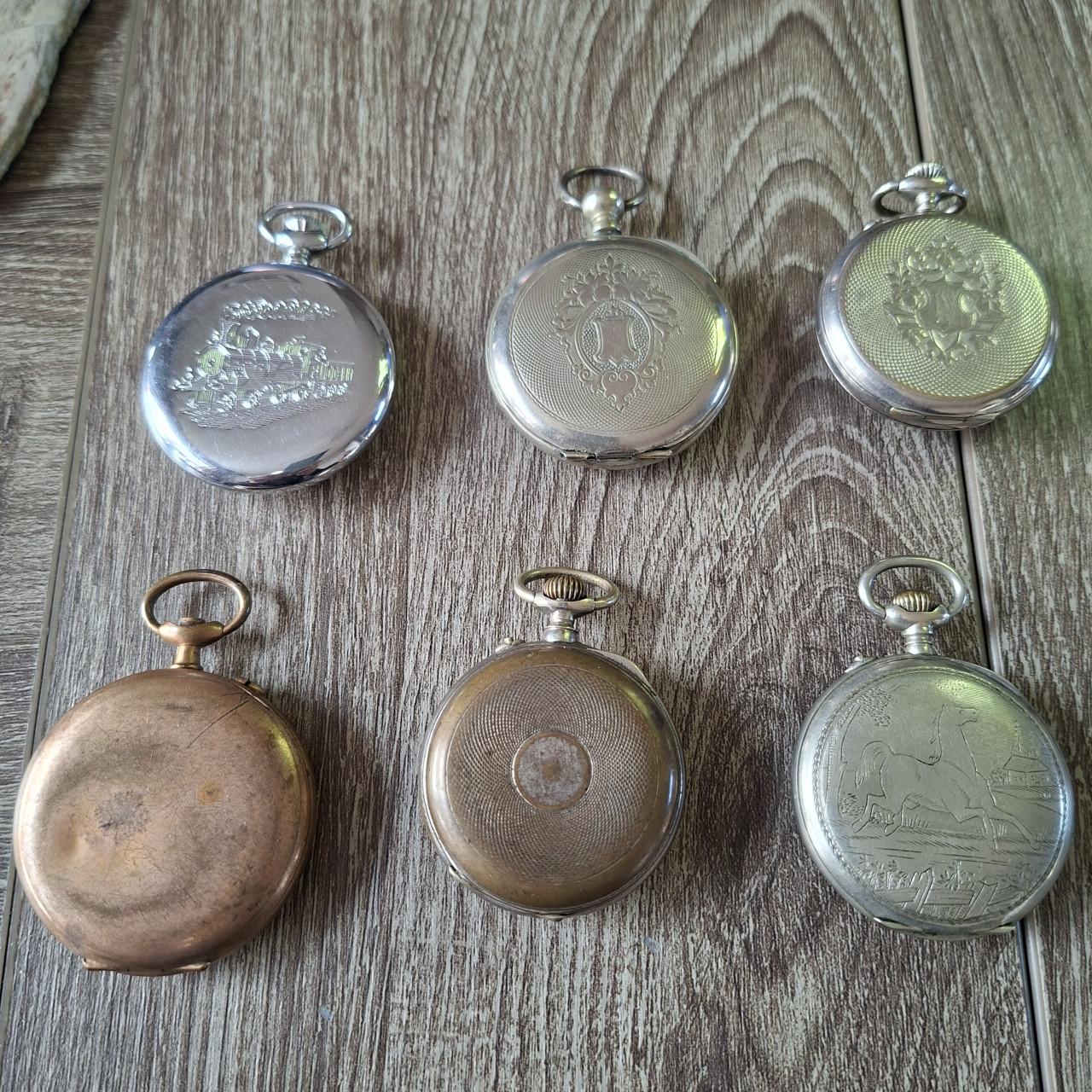 6 antieke zakhorloges