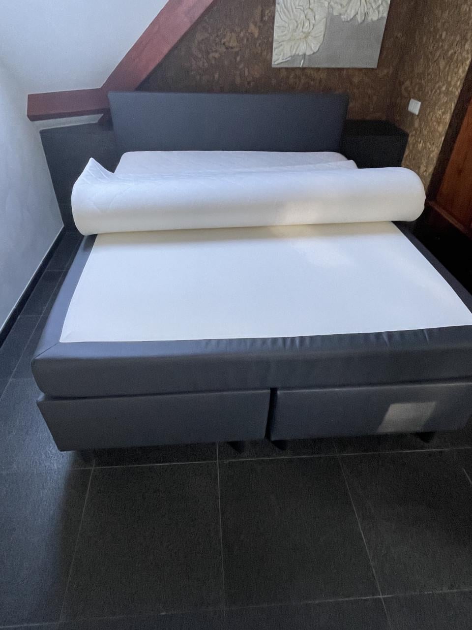 Boxspring bed inclusief topper 160x200cm