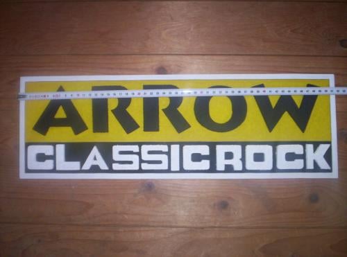 Te Koop bord met ARROW classictock