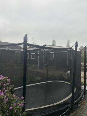 North oval inground trampoline 420cm